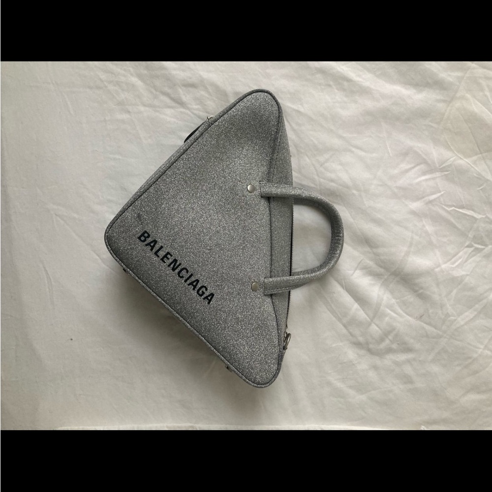 Balenciaga Triangle Duffle bag glitter XS